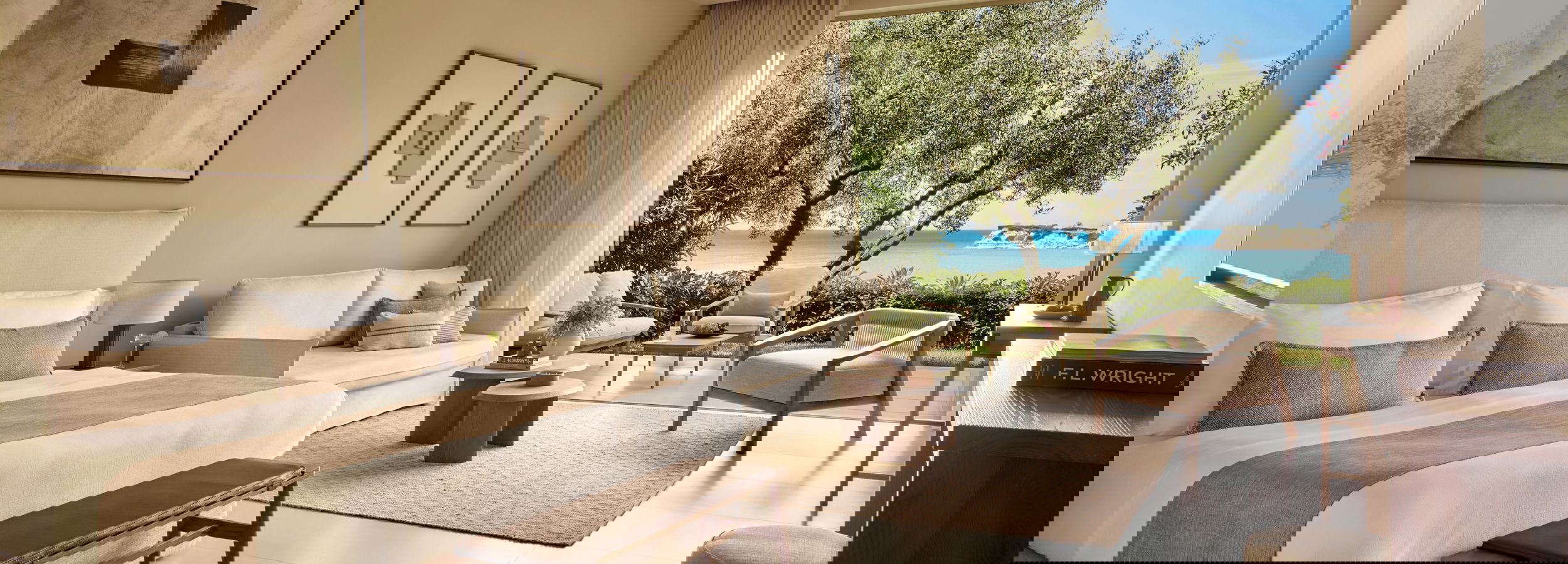 Junior suite at Sani Club with private garden